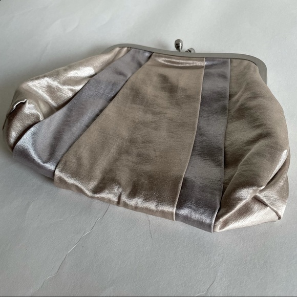 Bath and Body Works Silver Gold clutch purse - Picture 3 of 10